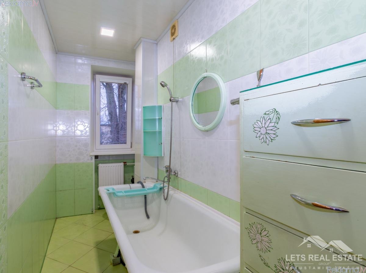 Sludinājumi. 2-istabu dzīvoklis, Teika, Zemgaļu 21, \'Hruščovka\', 49 kv. m, 2/3 st., Istabas caurst.-izol., Cena: 380 EUR/mēn. Foto #7